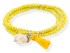 Bracelet ZEN Yellow in silver