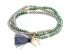 Pulsera ZEN ALPINA con herradura en plata dorada