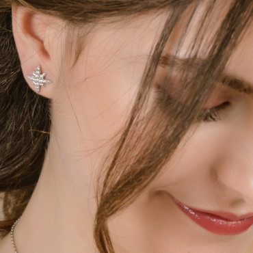 Earrings STELA  in silver