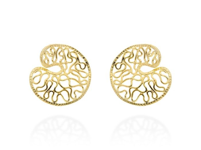 Pendientes de plata aro HIGH LINE