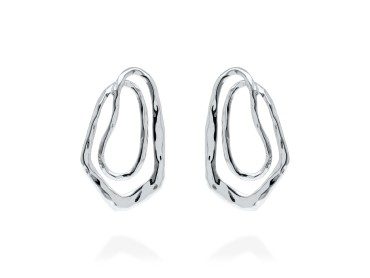 Pendientes de plata aro GUGGENHEIM