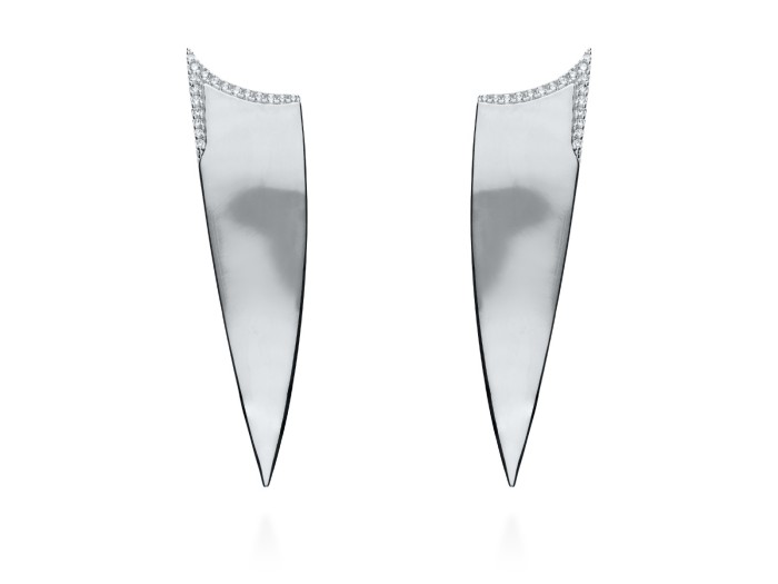 Ohrringe The Edge in silber