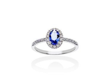 Ring   in 18kt Weißgold und Diamanten