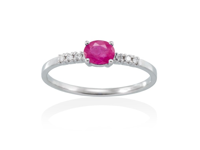 Ring in 18kt. Gold und Diamanten