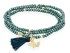 Bracelet ZEN TEAL BLAU mit Engel