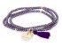 Pulsera ZEN VIOLETA con chapa Mamá
