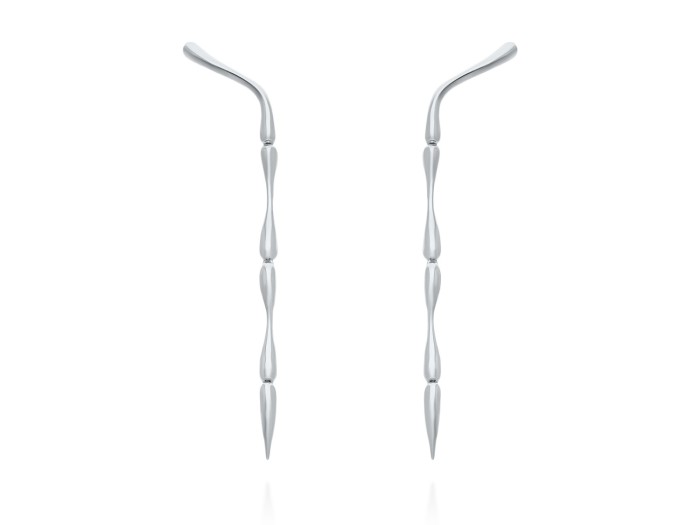 Ohrringe Flow  in silber vergoldet