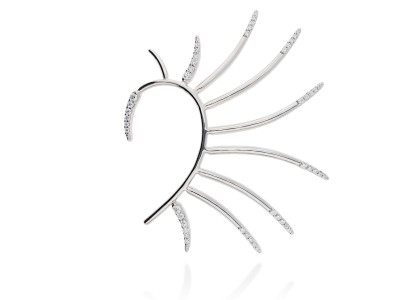 Earcuff de plata con circonita