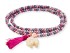 Bracelet ZEN FUCHSIA with elephant