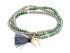 Pulsera ZEN ALPINA con herradura en plata dorada