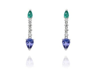 Ohrringe   in 18kt Gelbgold und Diamanten