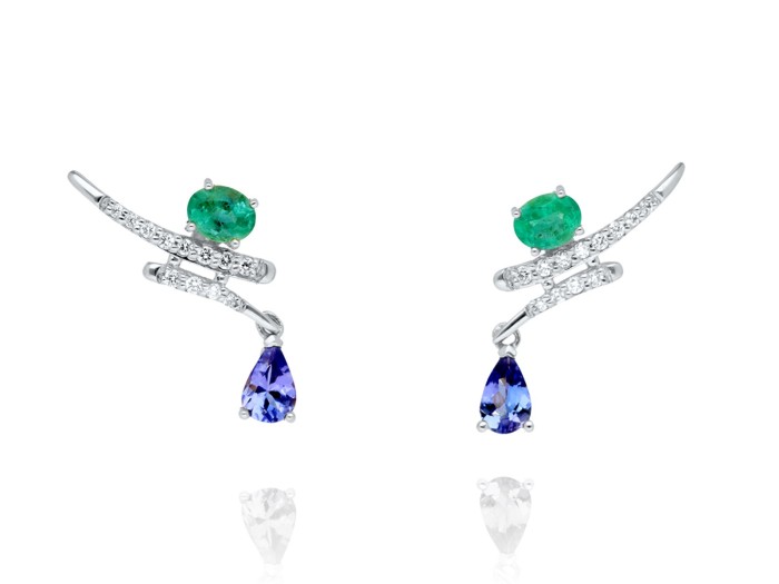 Earrings   in 18kt yellow Gold and diamonds