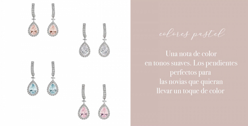 Pendientes para novias