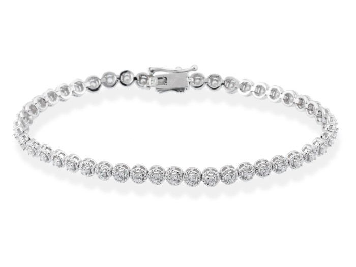 pulsera riviere romantica