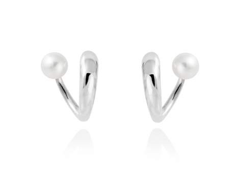 Earrings PHUKET pearl in silver