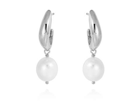 Earrings AOMORI pearl in silver