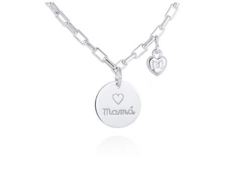 Necklace MAMÁ  in silver
