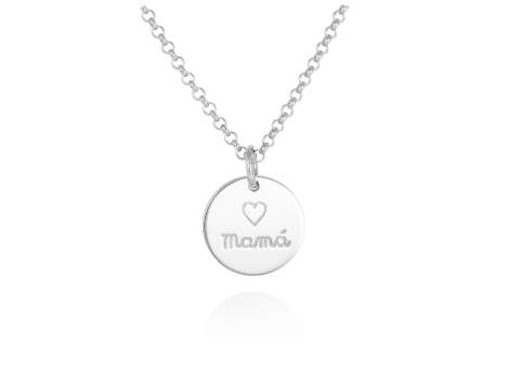 Necklace MAMÁ  in silver