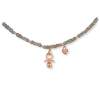 Necklace BABY  in rose silver