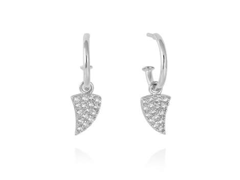 Earrings REBEL  in silver