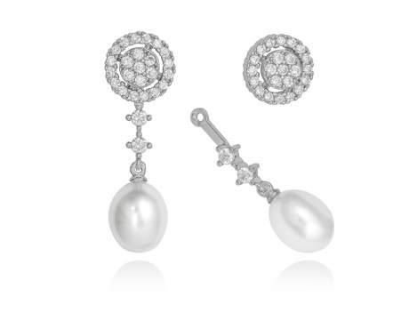 Earrings NOA Pearl in silver