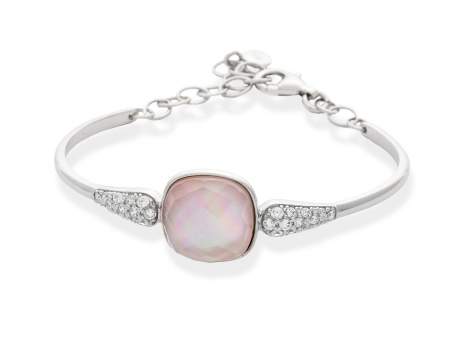Bracelet CRIS Pink in silver
