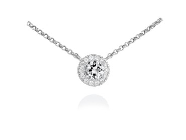 Necklace MAUI White in silver