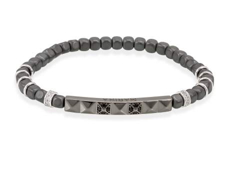 Bracelet KLANDESTINE  in black silver