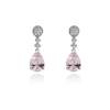 Earrings LARA Pink in silver