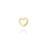 Piercing CORAZÓN in 18Kt yellow Gold and diamond