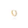 Piercing HOOP MINI in 18Kt yellow Gold and diamonds