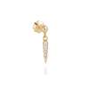 Piercing AGUJA in 18Kt yellow Gold and diamonds
