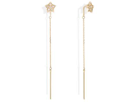 Earrings   in 18kt. Gold and diamonds