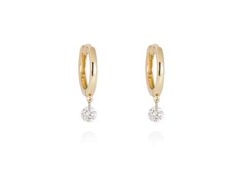 Earrings   in 18kt. Gold and diamonds