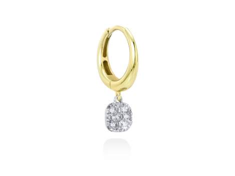 Piercing ANTIC in 18Kt yellow Gold and diamonds