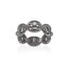 Ring CHAIN  in black silver
