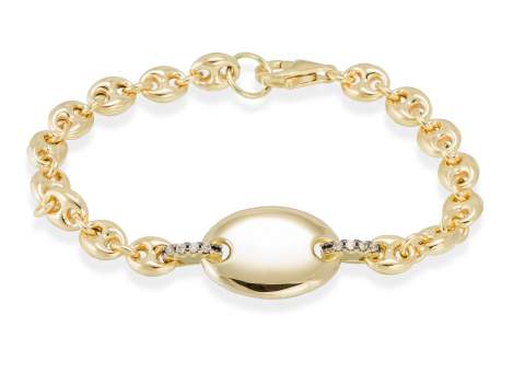 Bracelet CHAIN  in golden silver