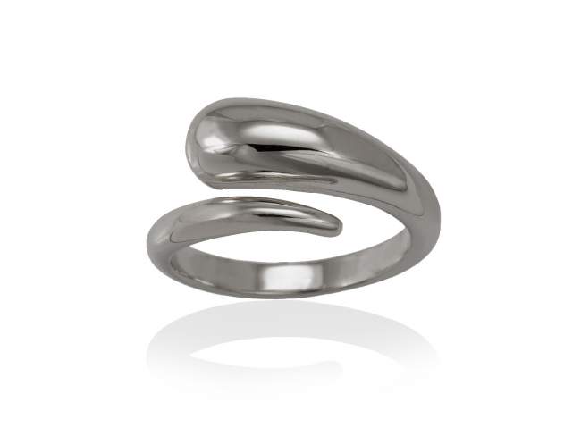 Ring FAR WEST  in black silver de Marina Garcia Joyas en plata Ring in ruthenium plated 925 sterling silver.  