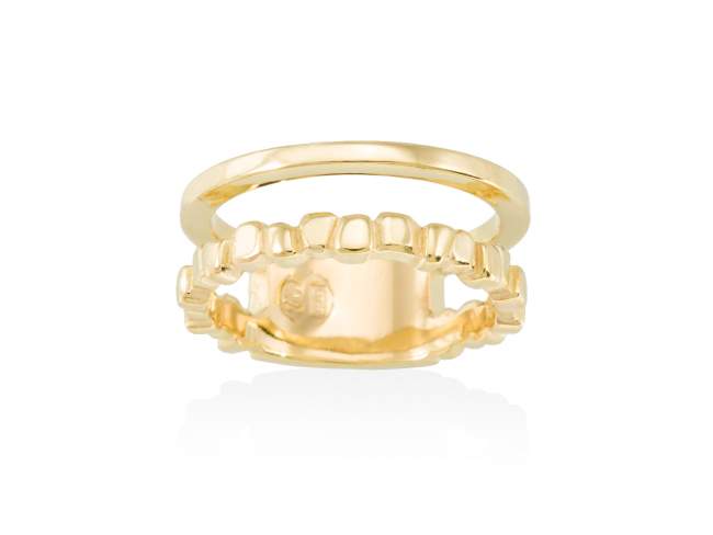 Ring FAR WEST  in silber vergoldet de Marina Garcia Joyas en plata Ring in Silber (925) vergoldet in 18 Karat Gelbgold.  