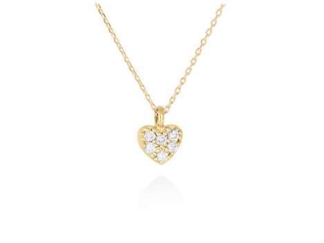 Necklace  in 18kt. Gold and diamonds