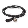 Bracelet ZEN ANTHRACITE with pearl