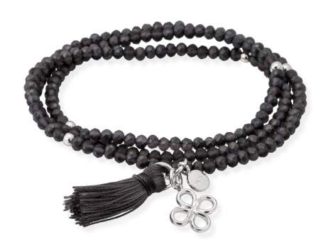 Bracelet ZEN ANTHRACITE with lucky clover