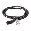 Bracelet ZEN ANTHRACITE with lucky clover