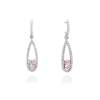 Earrings DULCE Pink in silver