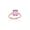 Ring MONACO pink in rose silver