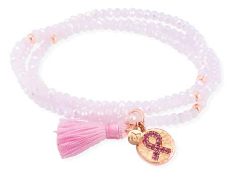 Bracelet ZEN Pink in rose silver
