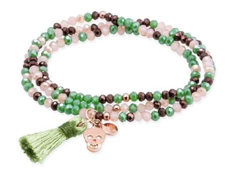 Bracelet ZEN AFTER EIGHT with skull charm