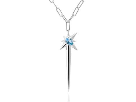 Necklace CASIOPEA blue in silver