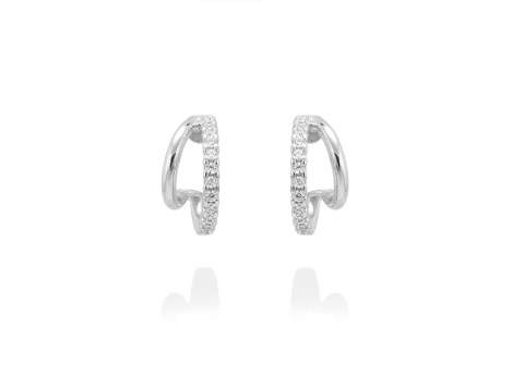 Earrings BARI  in silver