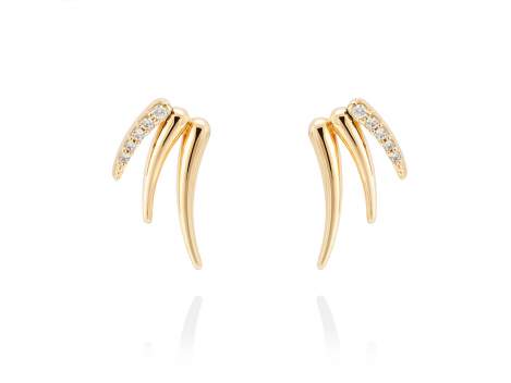 Earrings CATANIA  in golden silver
